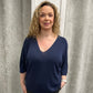 Short V Neck Knit